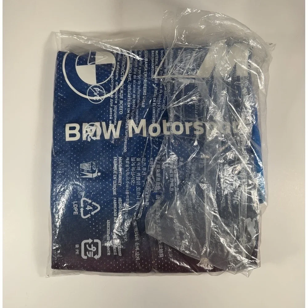PUMA x BMW M Motorsport Shooting Shirt Blue Red Men's‎ Sz M *NEW* 535094-01 $70